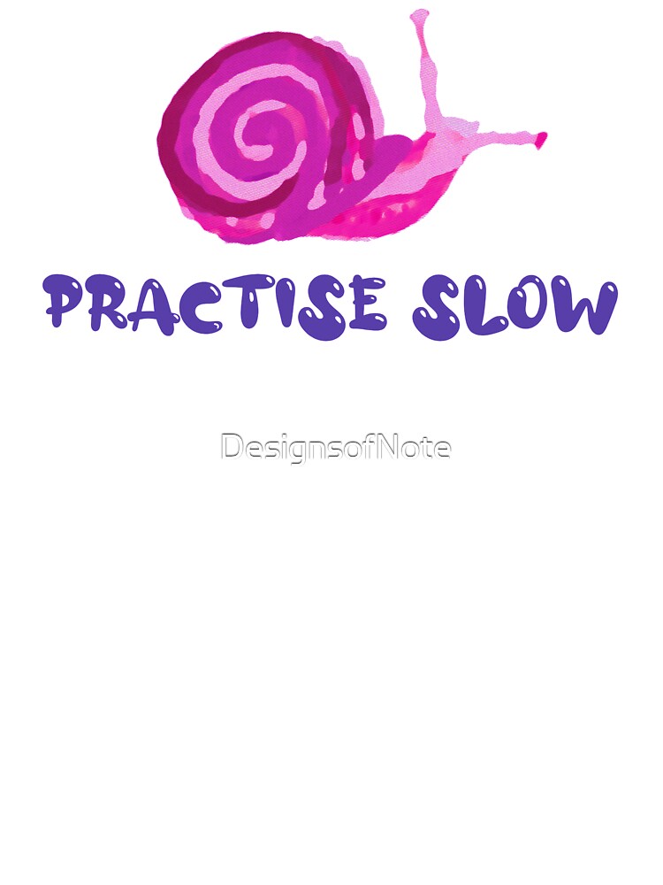 Thumbnail 4 of 4, Boxy T-Shirt, Practise Slow Musical Snail designed and sold by DesignsofNote.