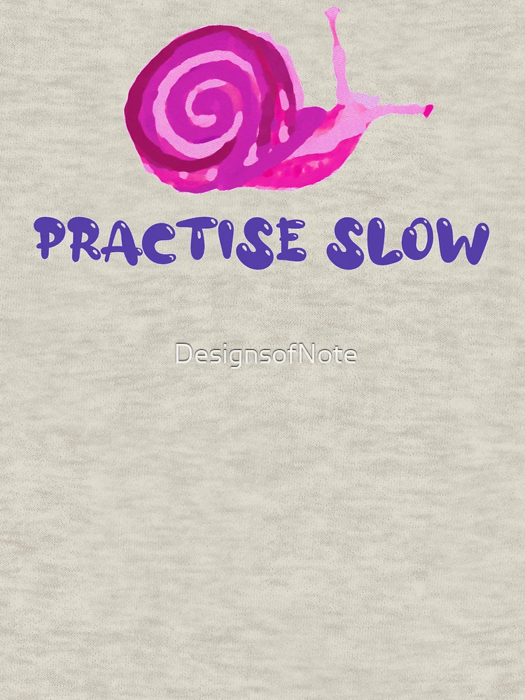Thumbnail 6 of 6, Zipped Hoodie, Practise Slow Musical Snail designed and sold by DesignsofNote.