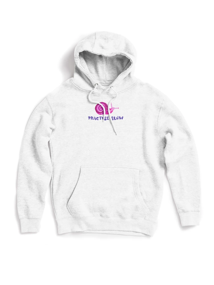 Thumbnail 1 of 6, Pullover Hoodie, Practise Slow Musical Snail designed and sold by DesignsofNote.