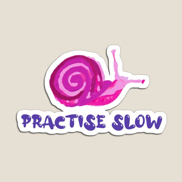 Item preview, Practise Slow Musical Snail  designed and sold by DesignsofNote.
