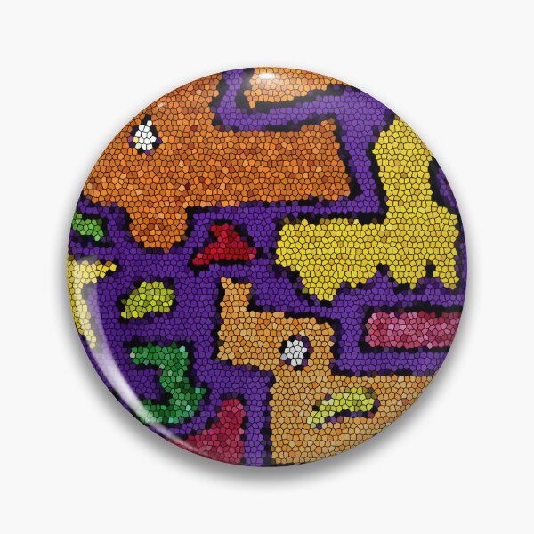 Item preview, Green nose mosaic pattern art designed and sold by yosefpaperstore.