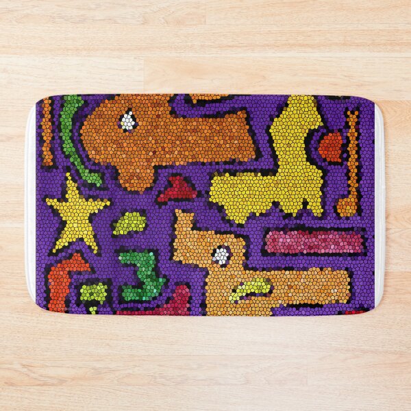 Item preview, Green nose mosaic pattern art designed and sold by yosefpaperstore.