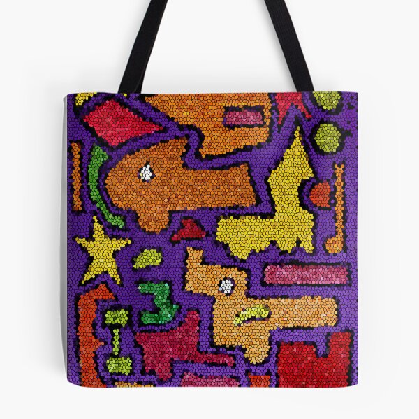 Item preview, Green nose mosaic pattern art designed and sold by yosefpaperstore.