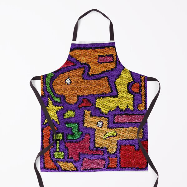 Item preview, Green nose mosaic pattern art designed and sold by yosefpaperstore.