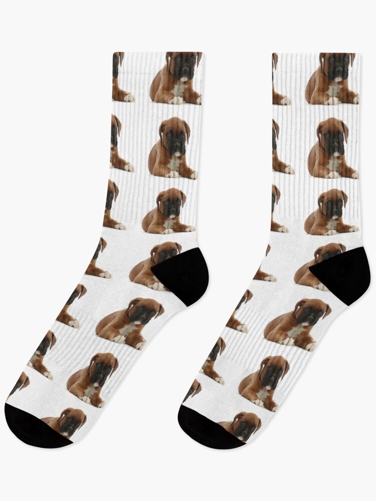 Thumbnail 1 of 5, Socks, Boxer Puppy designed and sold by ScienceSource.