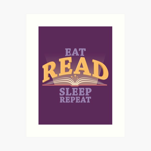 Item preview, Eat, Read, Sleep, Repeat designed and sold by vienaoriginals.