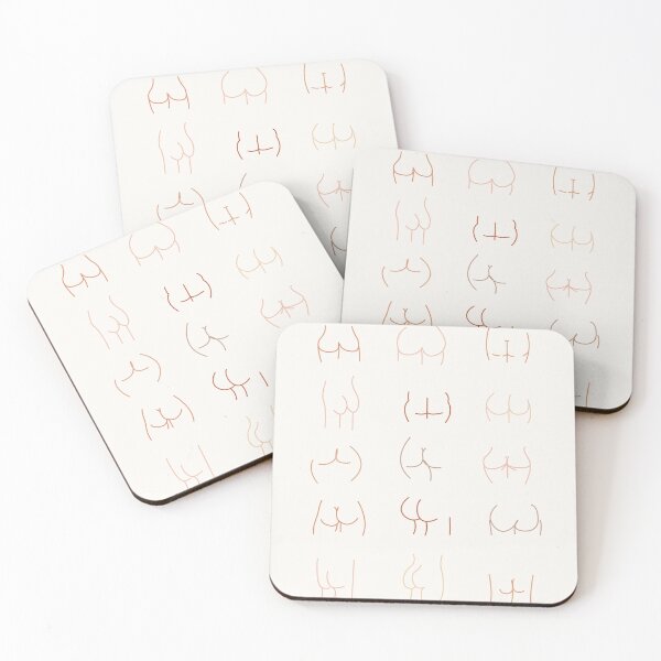 Item preview, Bums Everywhere I - Colour Lines - Minimalist designed and sold by artswag.