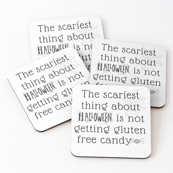 Item preview, The scariest thing about Halloween gluten free edition designed and sold by GlutenFreeTee.