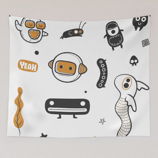 Item preview, Monster Sticker Pack 4 designed and sold by mischellero.
