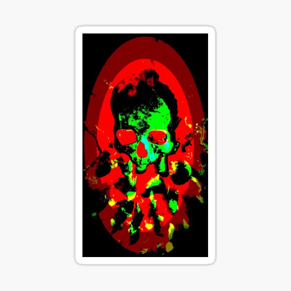 Death in the Spotlight Sticker