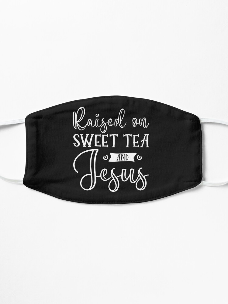 Alternate view of Raised On Sweet Tea And Jesus Mask