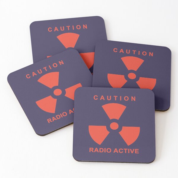 Item preview, Radioactive warning sign illustration designed and sold by 4Seasons.