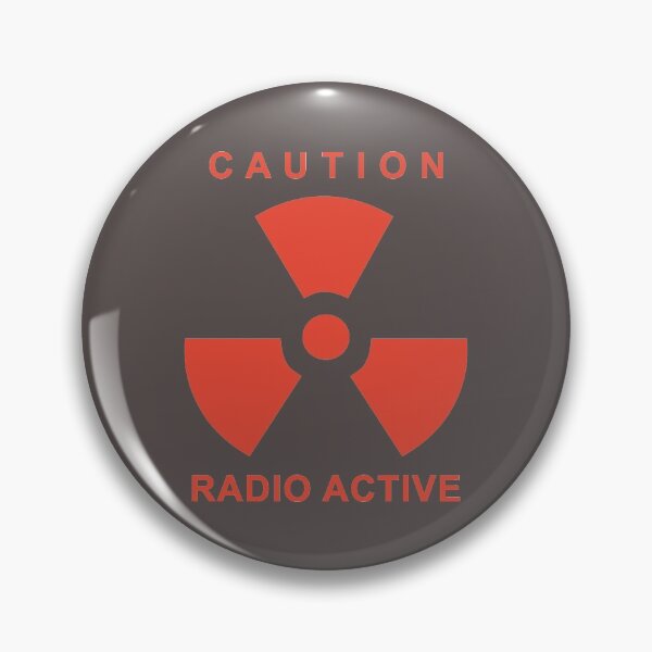 Item preview, Radioactive warning sign illustration designed and sold by 4Seasons.