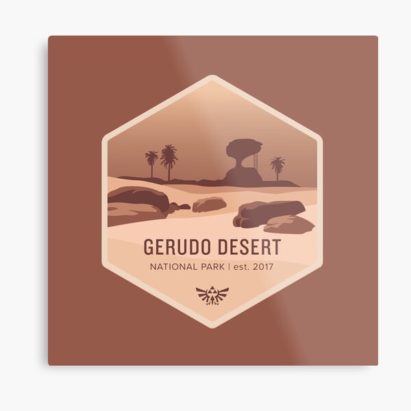 Gerudo Desert National Park Metal Print