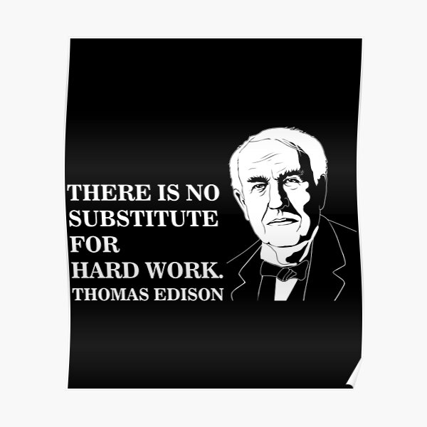 Thomas Edison Posters Redbubble