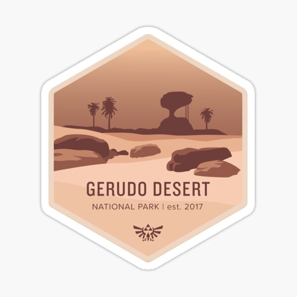 Gerudo Desert National Park Sticker