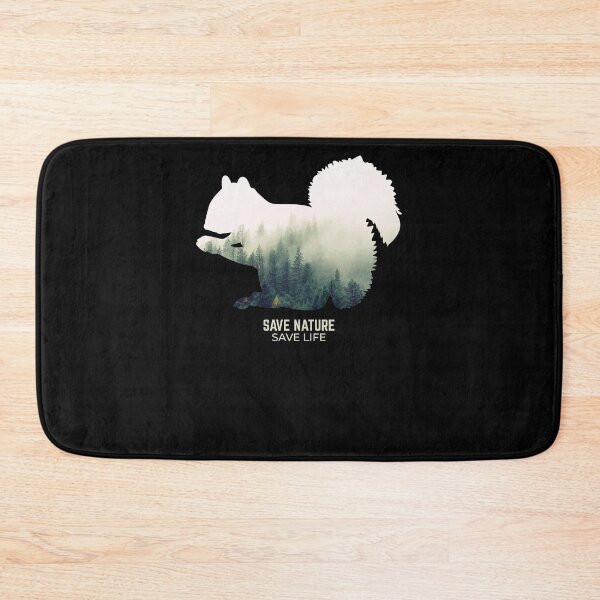 Item preview, Squirrel in Forest Environment Climate Protection designed and sold by RJ-Art.