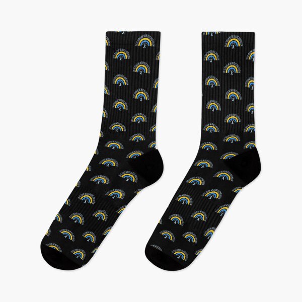 Item preview, In October We Wear Blue And Yellow Down Syndrome designed and sold by AbraFero.