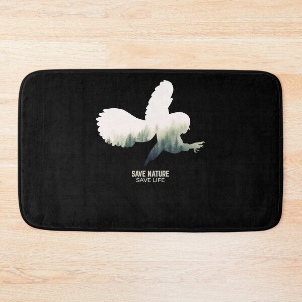 Item preview, Owl in Forest Environment Climate Protection designed and sold by RJ-Art.