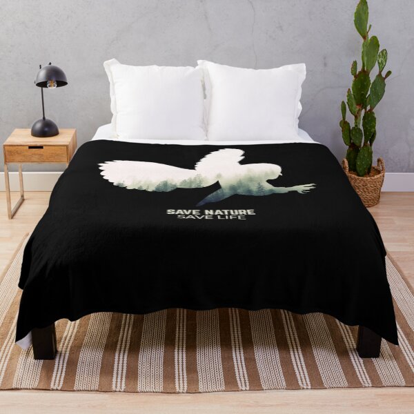 Item preview, Owl in Forest Environment Climate Protection designed and sold by RJ-Art.