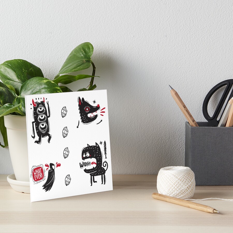 Item preview, Art Board Print designed and sold by mischellero.