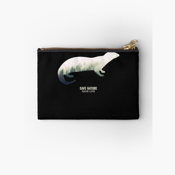 Item preview, Otters in Forest Environment Climate Protection designed and sold by RJ-Art.