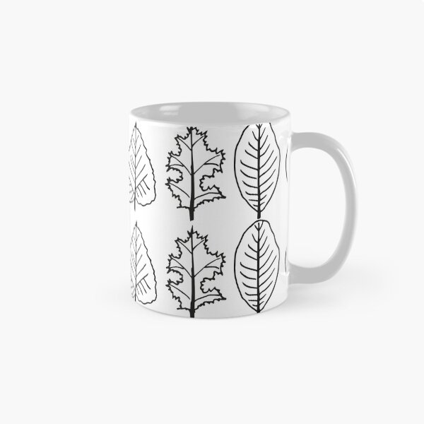 Item preview, Leaf Pattern- black and white designed and sold by re-silvija.