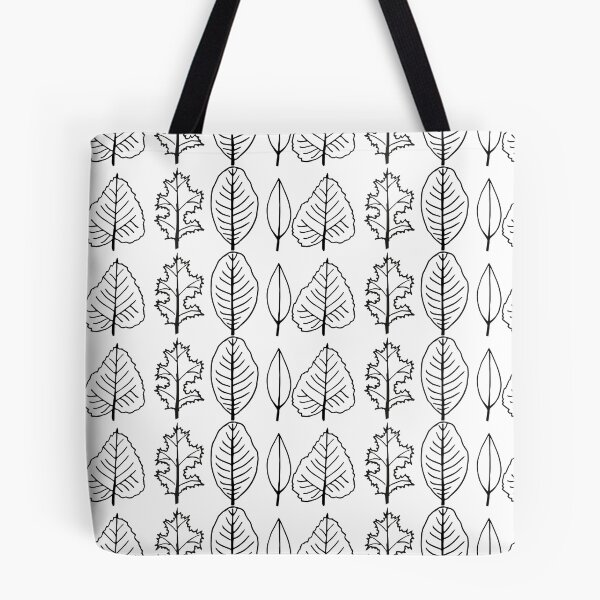 Item preview, Leaf Pattern- black and white designed and sold by re-silvija.