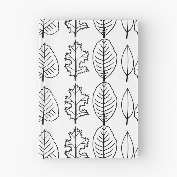 Item preview, Leaf Pattern- black and white designed and sold by re-silvija.