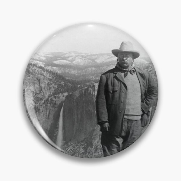 Item preview, Teddy Roosevelt Posing On Glacier Point - Yosemite Valley 1903 designed and sold by warishellstore.