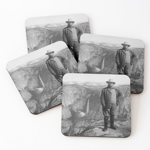 Item preview, Teddy Roosevelt Posing On Glacier Point - Yosemite Valley 1903 designed and sold by warishellstore.