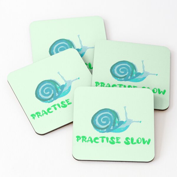 Item preview, Practise Slow Musical Snail (Green/Blue) designed and sold by DesignsofNote.