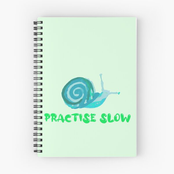 Item preview, Practise Slow Musical Snail (Green/Blue) designed and sold by DesignsofNote.