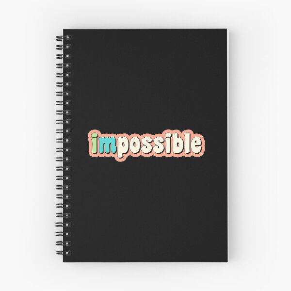 Item preview, Impossible says I am Possible - Sticker designed and sold by gooddesignart.
