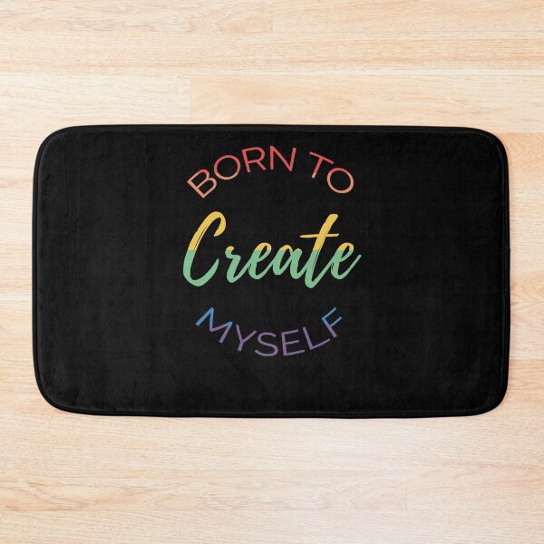 Item preview, Color Splashes Mindset Positive Thinking Gay Pride designed and sold by RJ-Art.