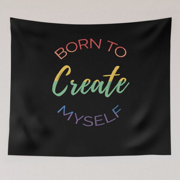 Item preview, Color Splashes Mindset Positive Thinking Gay Pride designed and sold by RJ-Art.