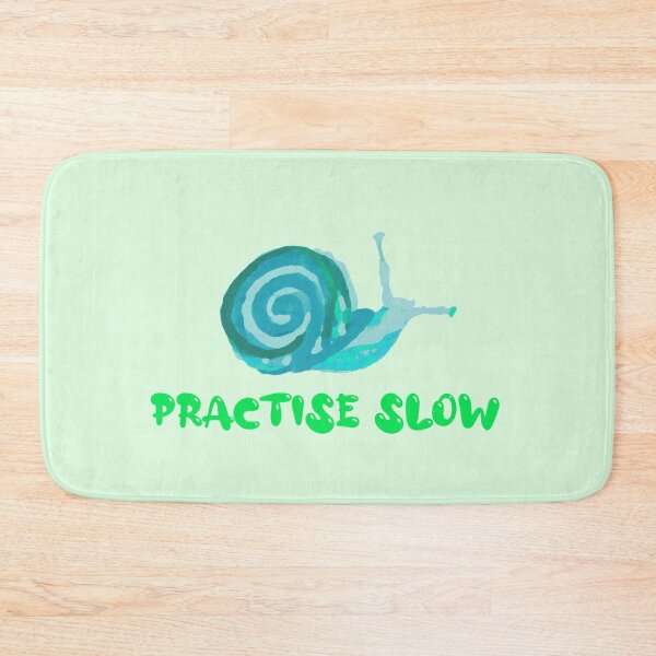 Item preview, Practise Slow Musical Snail (Green/Blue) designed and sold by DesignsofNote.