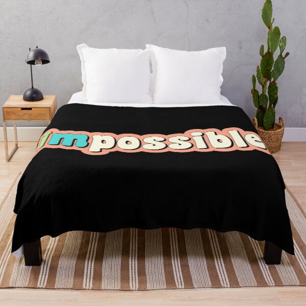 Item preview, Impossible says I am Possible - Sticker designed and sold by gooddesignart.