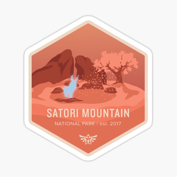 Parque Nacional de la Montaña Satori Pegatina