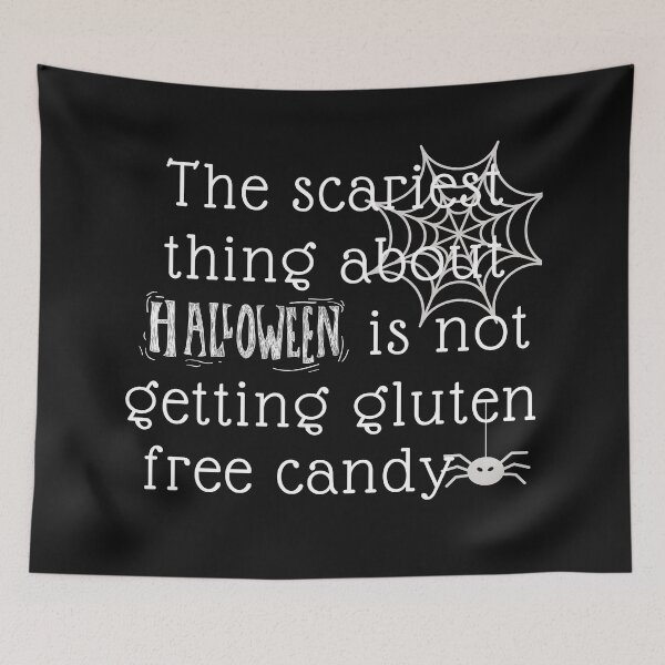 Item preview, The scariest thing about Halloween gluten free edition designed and sold by GlutenFreeTee.