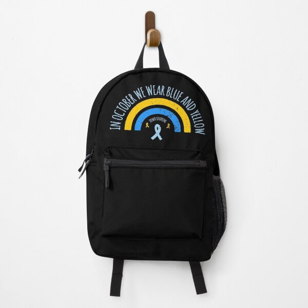 Item preview, In October We Wear Blue And Yellow Down Syndrome designed and sold by AbraFero.