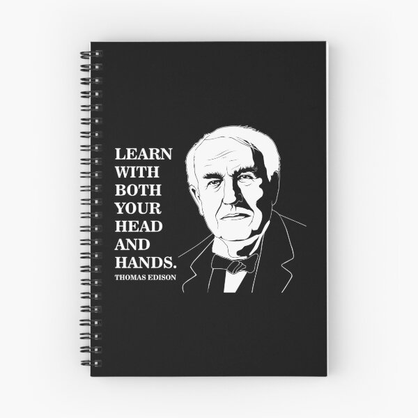 Item preview, Famous American Quote Learn Thomas Edison design designed and sold by jakehughes2015.