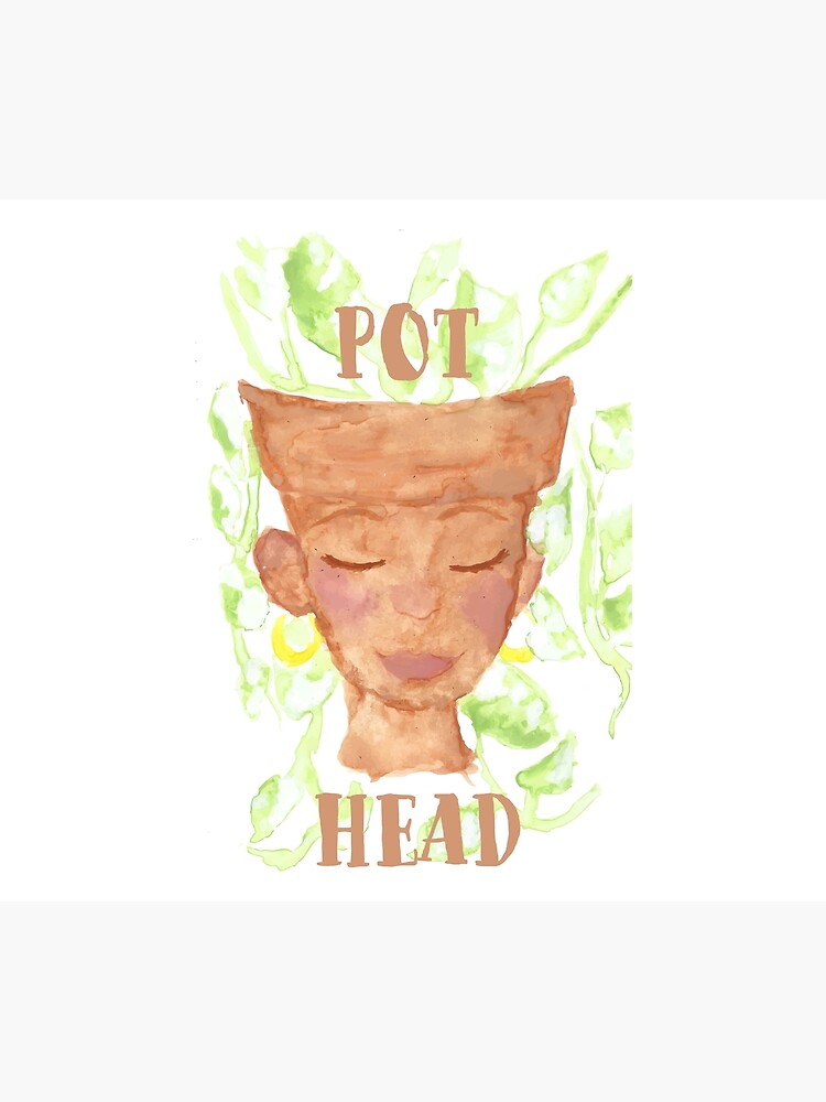 "Pot Head" Poster by GrowandGo Redbubble