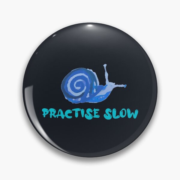 Item preview, Practise Slow Musical Snail (Blue)  designed and sold by DesignsofNote.