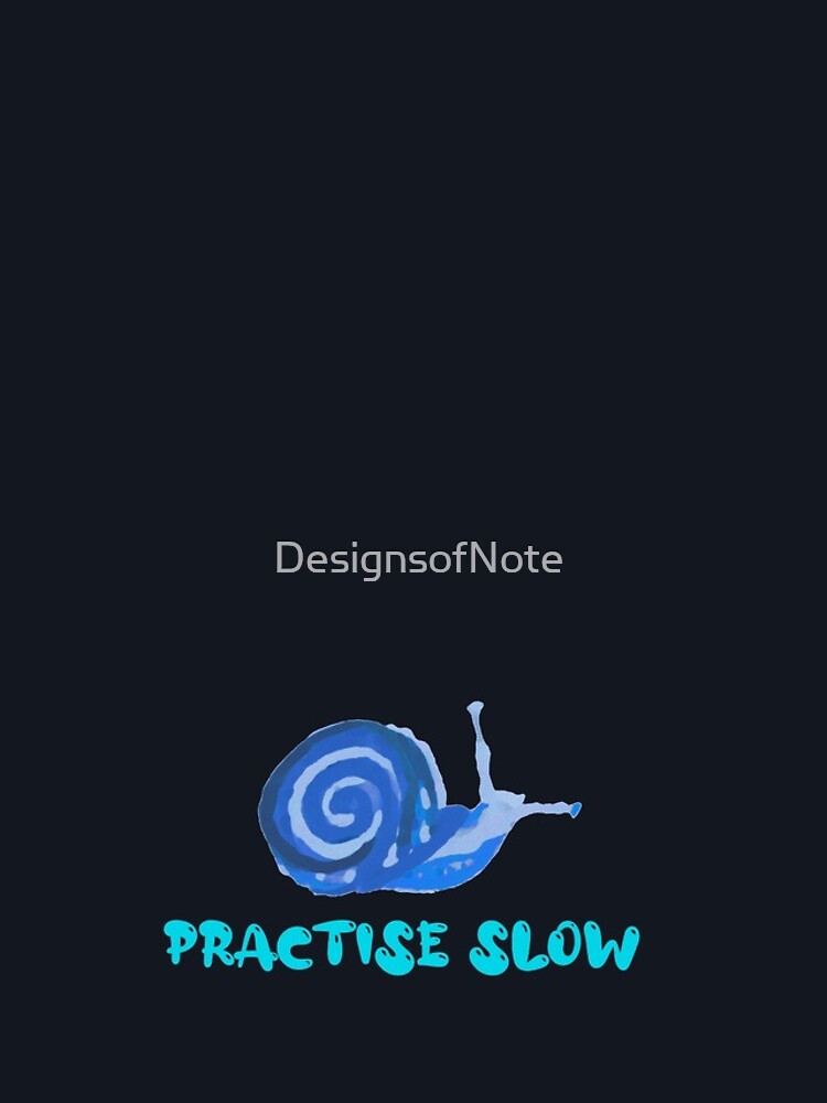 Thumbnail 4 of 4, iPhone Case, Practise Slow Musical Snail (Blue) designed and sold by DesignsofNote.