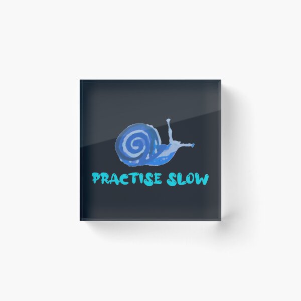 Item preview, Practise Slow Musical Snail (Blue)  designed and sold by DesignsofNote.