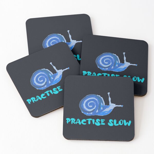 Item preview, Practise Slow Musical Snail (Blue)  designed and sold by DesignsofNote.