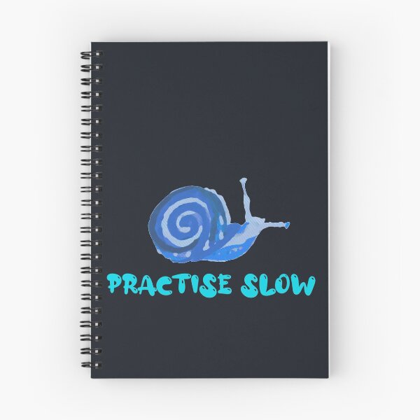 Item preview, Practise Slow Musical Snail (Blue)  designed and sold by DesignsofNote.