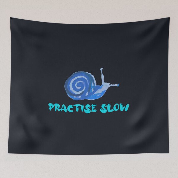 Item preview, Practise Slow Musical Snail (Blue)  designed and sold by DesignsofNote.