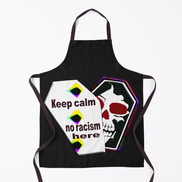 Item preview, STAY CALM NO RACISM HERE - HALLOWEEN designed and sold by Ralek.